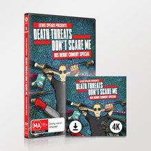 Load image into Gallery viewer, DEATH THREATS · Signed DVD + Digital Download
