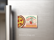 Load image into Gallery viewer, Spearhead Sundays Pizza Magnet + Stickers [PRE-ORDER ONLY]
