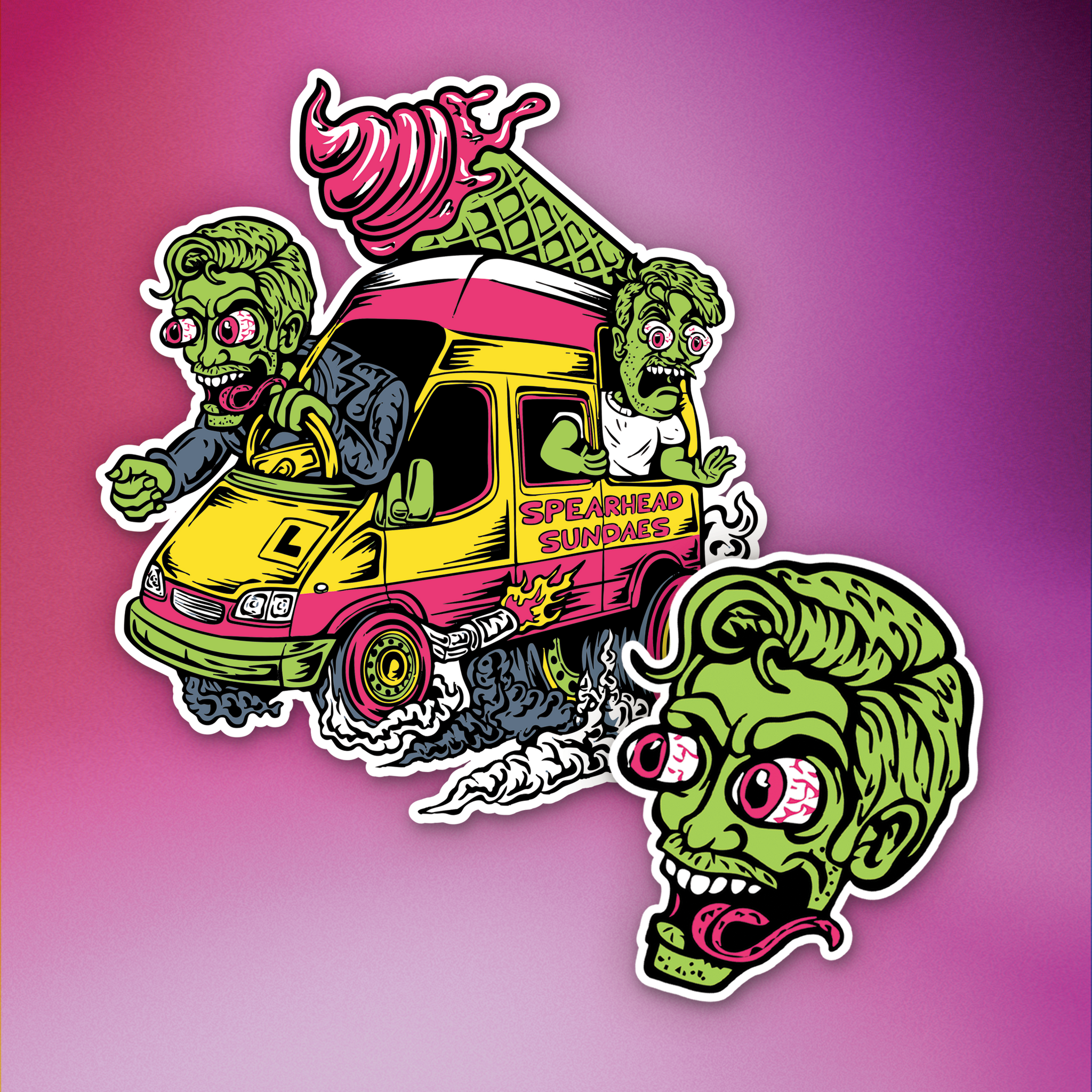 Spearhead Sundaes Sticker Pack